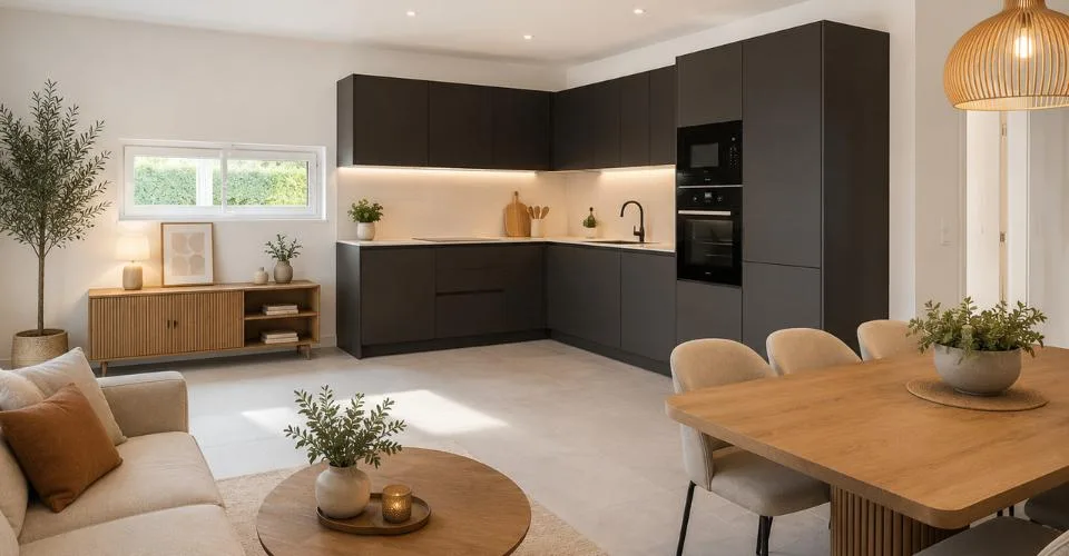 Magnifique appartement NEUF 3.5 pièces (89 m2) dans petit immeuble exclusif (rez + jardin).