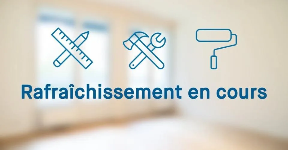 Joli appartement de 1 pièce proche du lac en cours de rafraîchissement