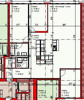 4.5 Zimmer Wohnung in La Chaux-de-Fonds – foto 9 di 10