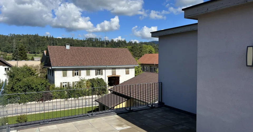 Deux terrasses sur les toits