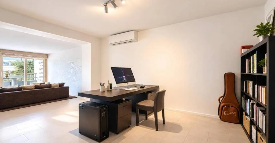 Duplex-Wohnung mit contemporary Architektur, eigenem Garten und Blick auf die Alpen in Pully Sud – Foto 3 von 21