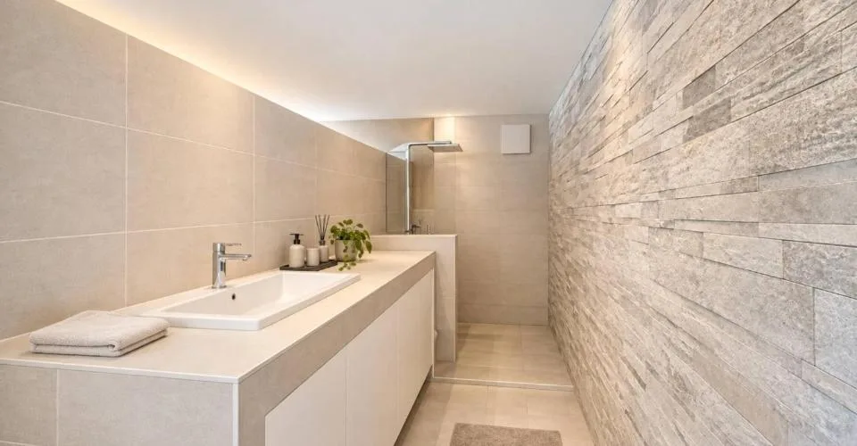Duplex-Wohnung mit contemporary Architektur, eigenem Garten und Blick auf die Alpen in Pully Sud – Foto 7 von 21