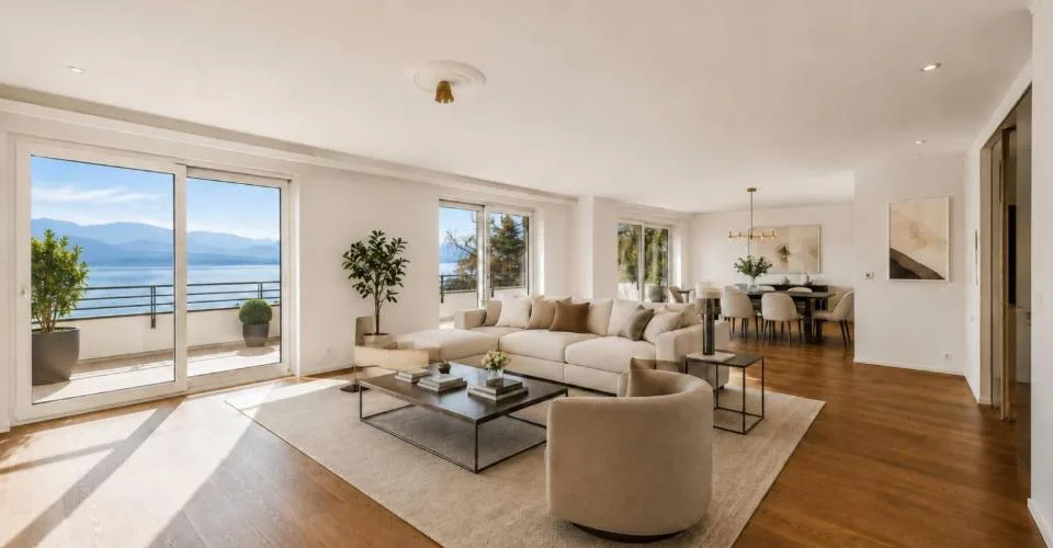 Exceptional attic with a magnificent view of the lake – photo 3 of 23