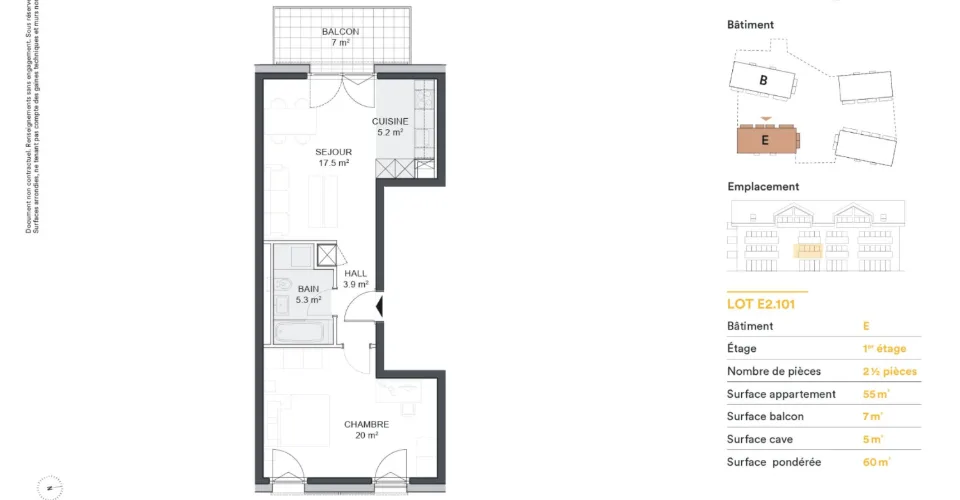 Denges - 2,5-Zimmer-Wohnung mit Balkon – Foto 8 von 18
