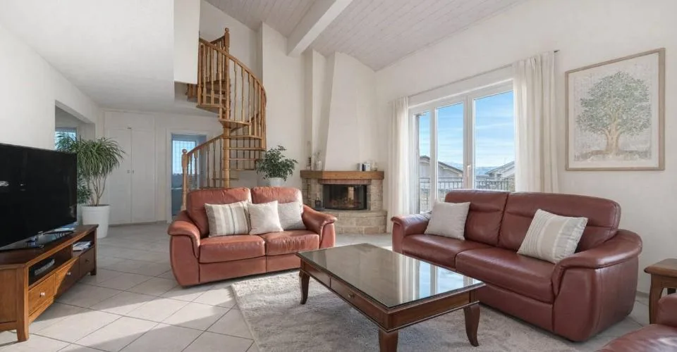 Villa mit beheiztem Pool und freier Sicht in Villars-Sainte-Croix – Foto 3 von 25