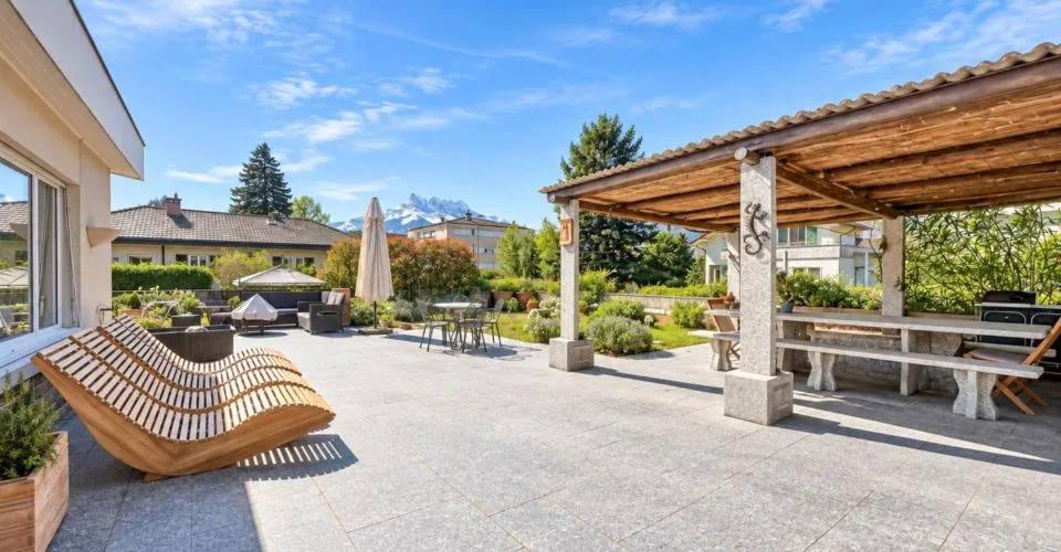 Schöne und große Villa mit atemberaubendem Blick auf die Dents du Midi – Foto 8 von 26
