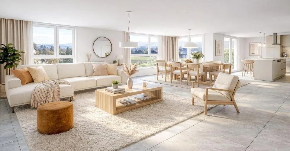 4.5 Zimmer Wohnung in Gampelen – Foto 5 von 7
