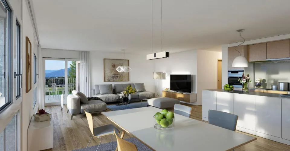 5.5 Zimmer Wohnung in Gampelen – Foto 3 von 7