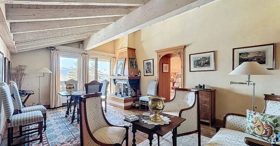 Wohnung mit 6.5 Zimmern im Dachgeschoss mit Blick auf den Golf und superber Aussicht + Studio – Foto 5 von 25