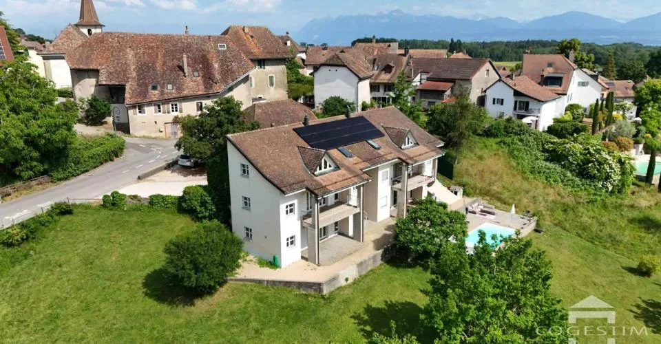 La serenità della campagna a 10 minuti da Morges Grande casa a schiera – foto 9 di 22