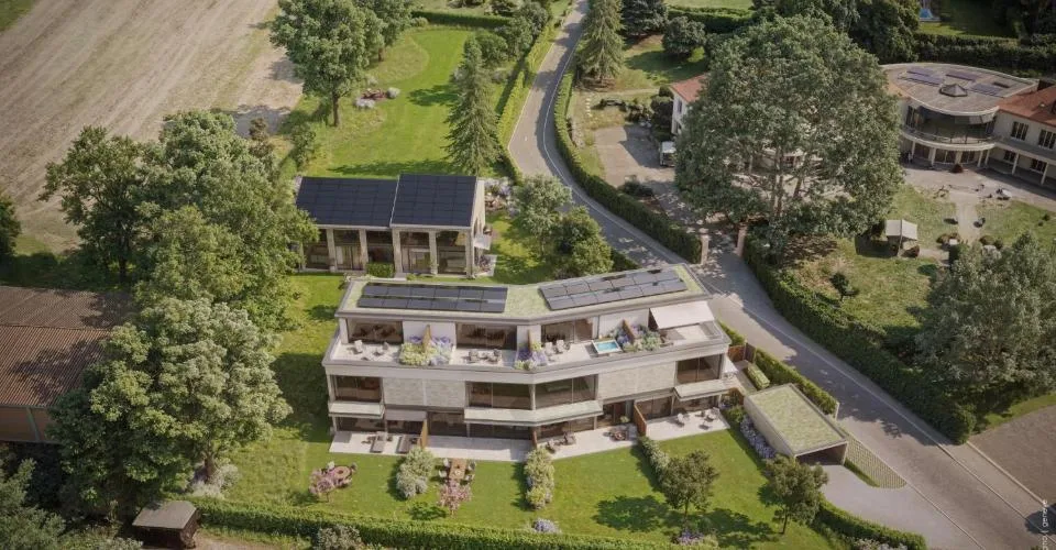 Außergewöhnliche zeitgenössische Villa mit großem Garten im Herzen von Anières – Foto 4 von 14