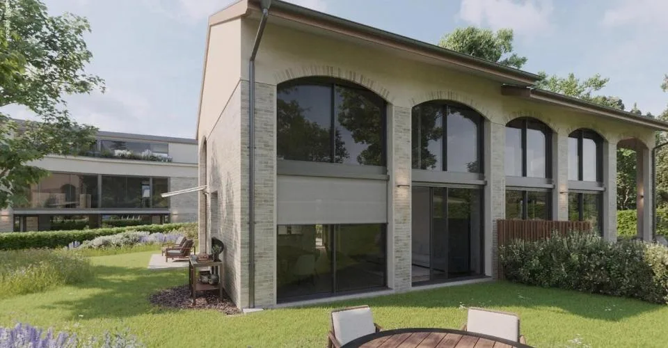 Außergewöhnliche zeitgenössische Villa mit großem Garten im Herzen von Anières – Foto 1 von 14