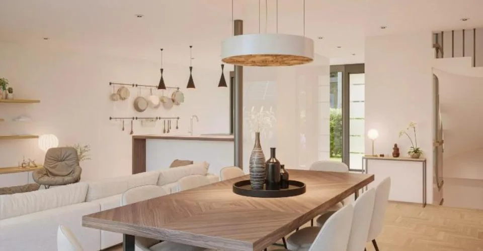 Außergewöhnliche zeitgenössische Villa mit großem Garten im Herzen von Anières – Foto 8 von 13