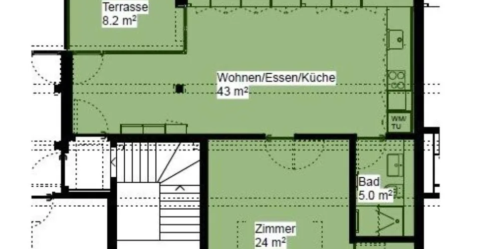 Charmant appartement récemment rénové au cœur de la ville de Winterthour