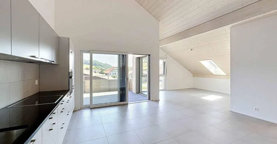 Appartement neuf de 4.5 pièces dans les combles