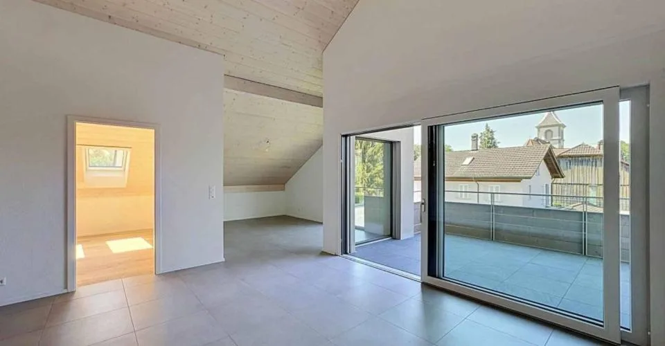 Appartement neuf de 3.5 pièces dans les combles