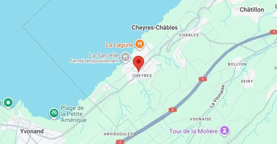 Studio à louer au centre de Cheyres.