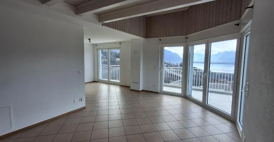 Charmant duplex avec terrasse et vue sur le lac