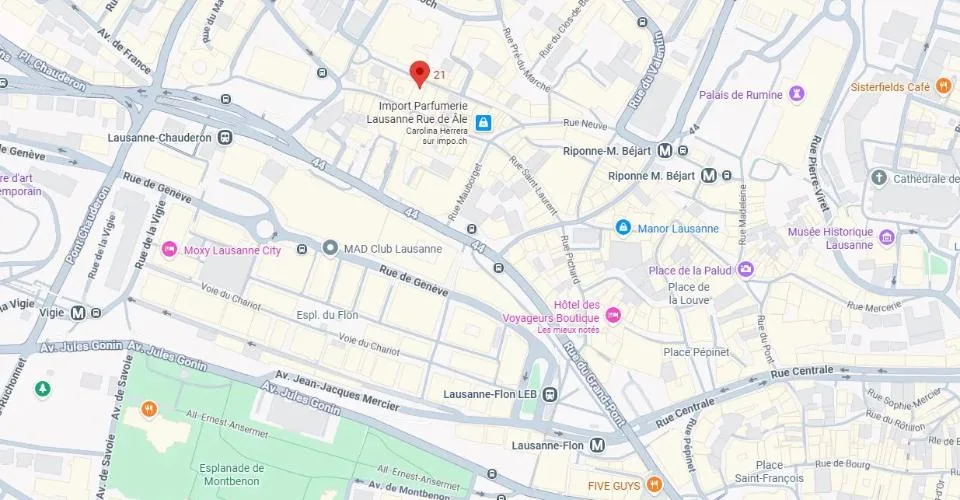 Au centre de Lausanne