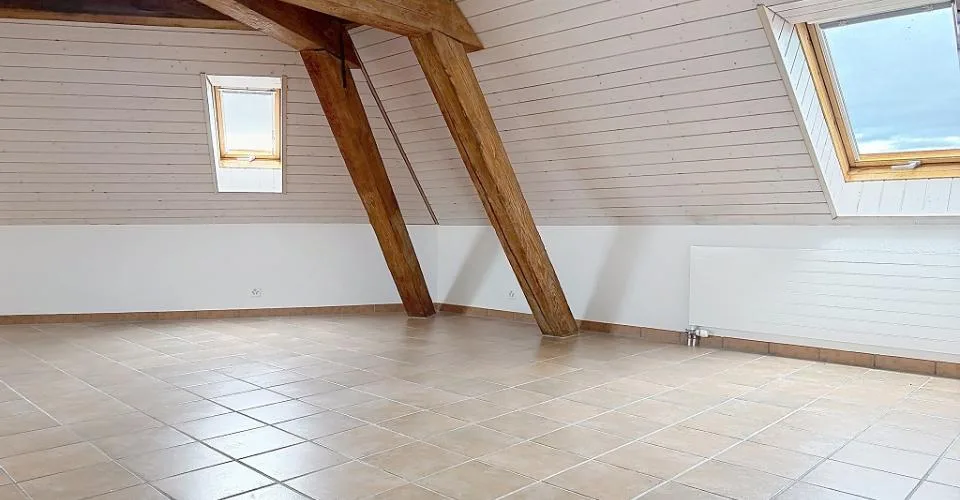 Avec un toit-terrasse au centre ville, charmant 4pces au 4ème!