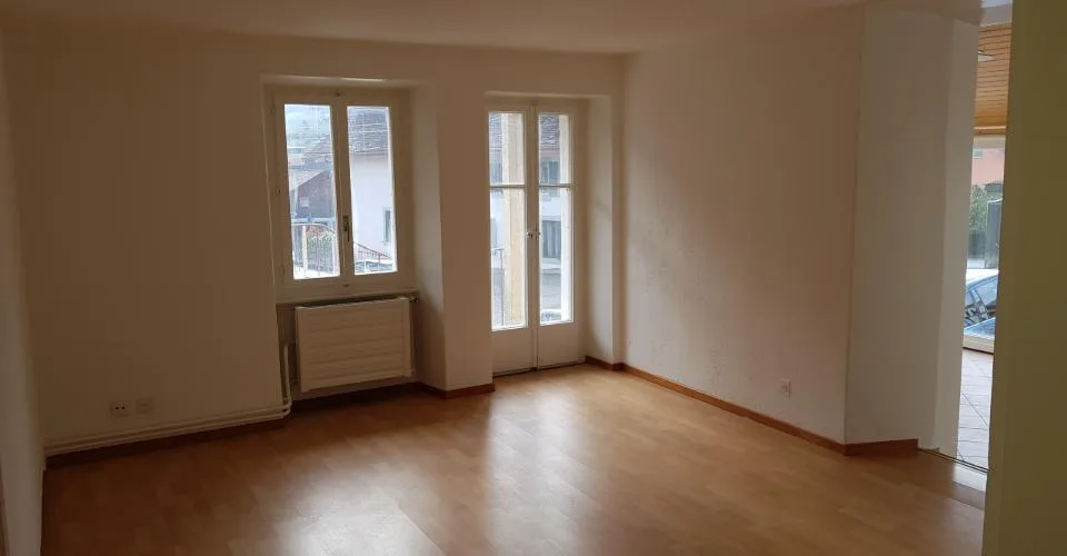 Lucens, grand 3 pièces avec veranda et terrasse avec conciergerie