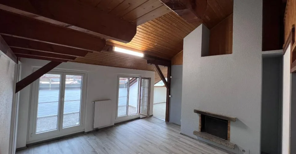 Grand appartement aux combles