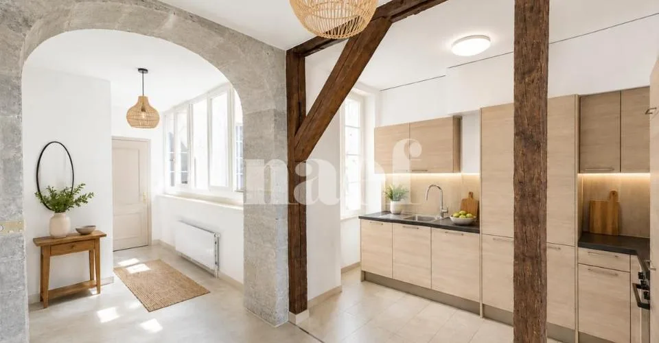 Quais de Rive - Bel appartement avec cachet de 3.5 pièces au 1er étage face au lac