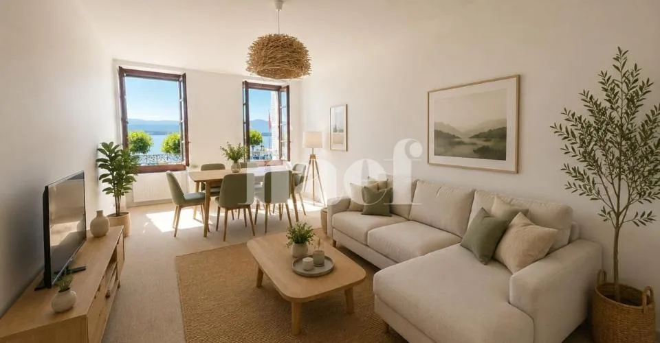 Quais de Rive - Bel appartement avec cachet de 3.5 pièces au 1er étage face au lac