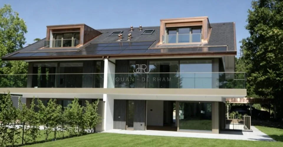 Villa jumelle neuve avec vue