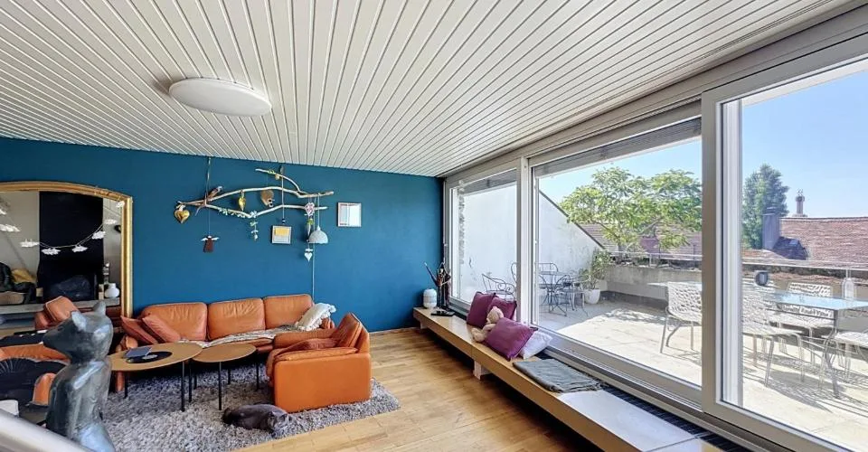 Centre ville d'Yverdon, joli 4 pièces en duplex