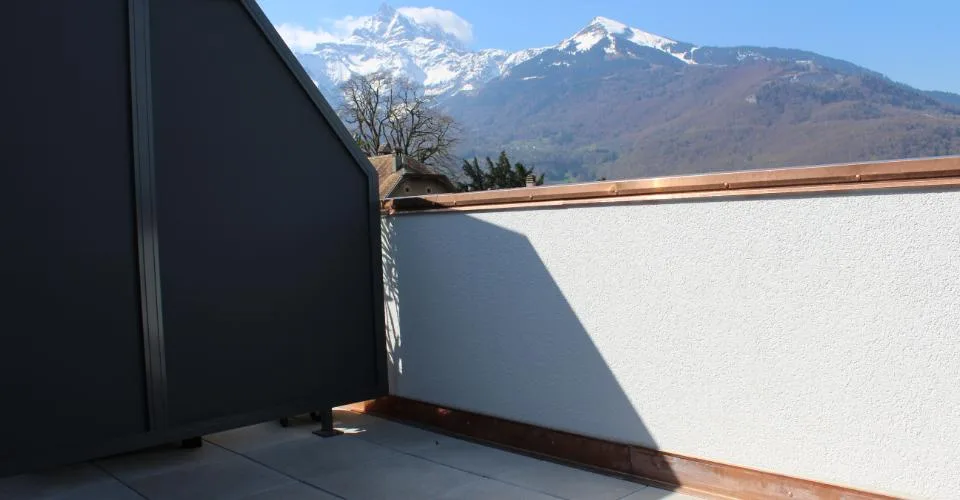 Bex : charmant studio avec vue imprenable