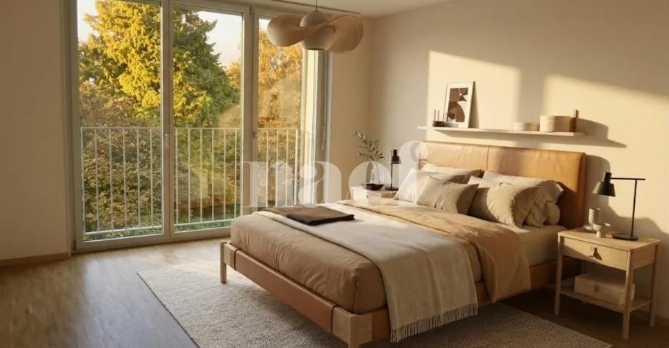 Bel appartement lumineux de 4.5 pièces au 3ème étage avec balcons