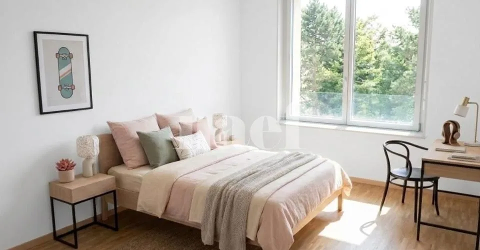 Bel appartement lumineux de 4.5 pièces au 3ème étage avec balcons