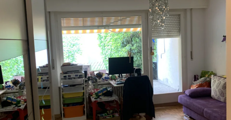 1 pièce avec jardin à Pully !