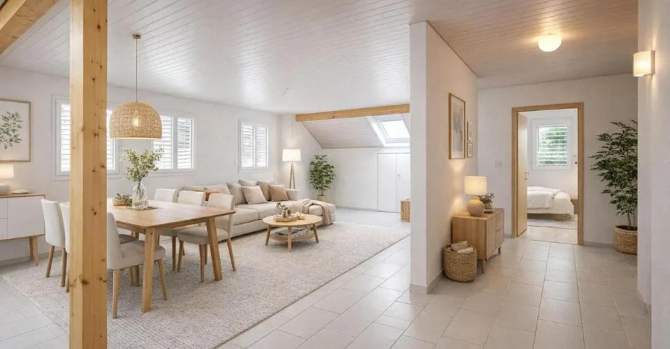 Appartement 3.5 pces de 119 m2 avec balcon à Chabrey - VD