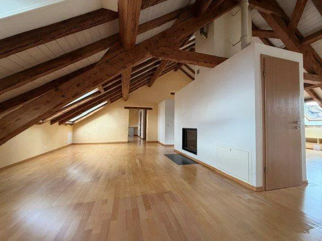 Magnifique loft de 3.5 pièces avec cheminée et grands espaces