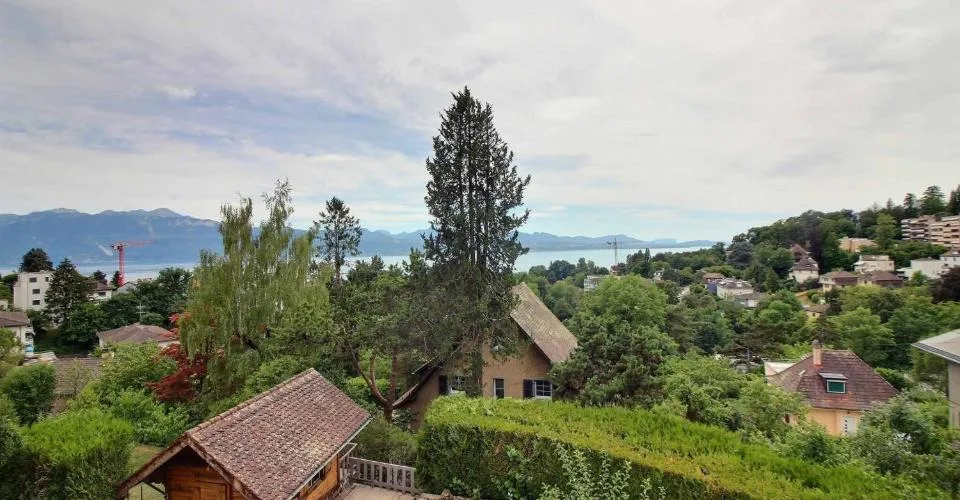 Superbe appartement entièrement rénové avec vue imprenable sur le lac