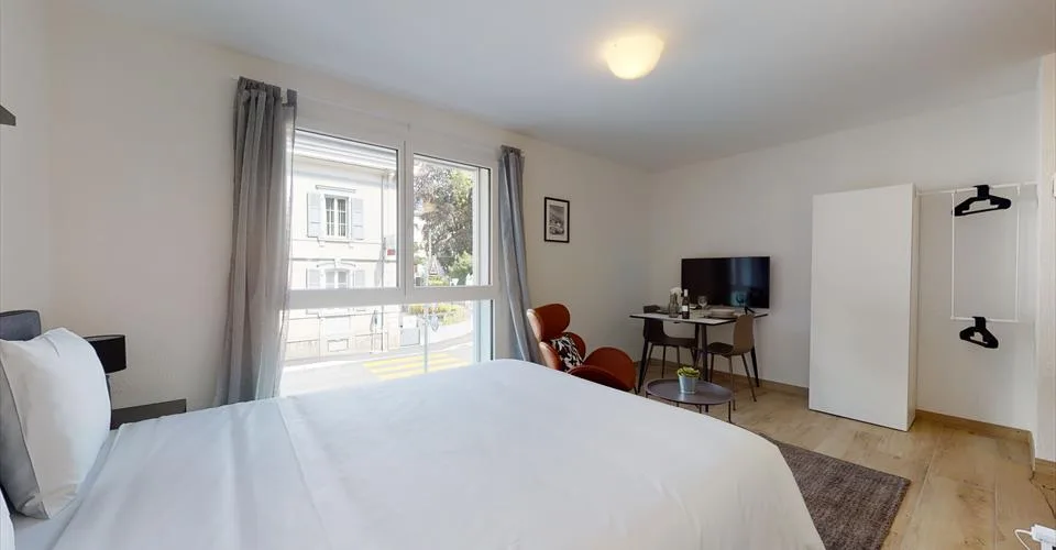 Studio moderne entièrement meublé à Aigle