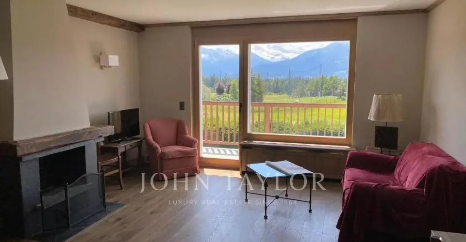 Appartement à louer avec vue sur le golf ? Crans-Montana