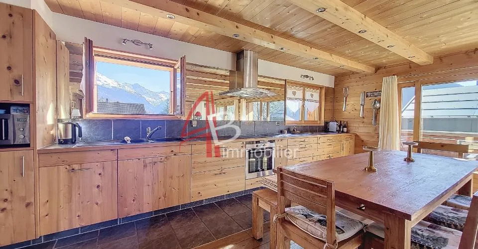 Chalet de luxe à louer à l’année – 6 pièces – 232 m² – Val de Bagnes (Cries).