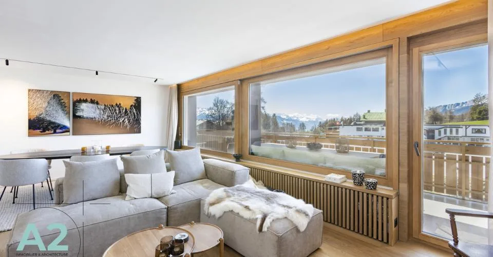 Appartement d'exception au centre de Crans-Montana, vue panoramique – foto 3 di 13