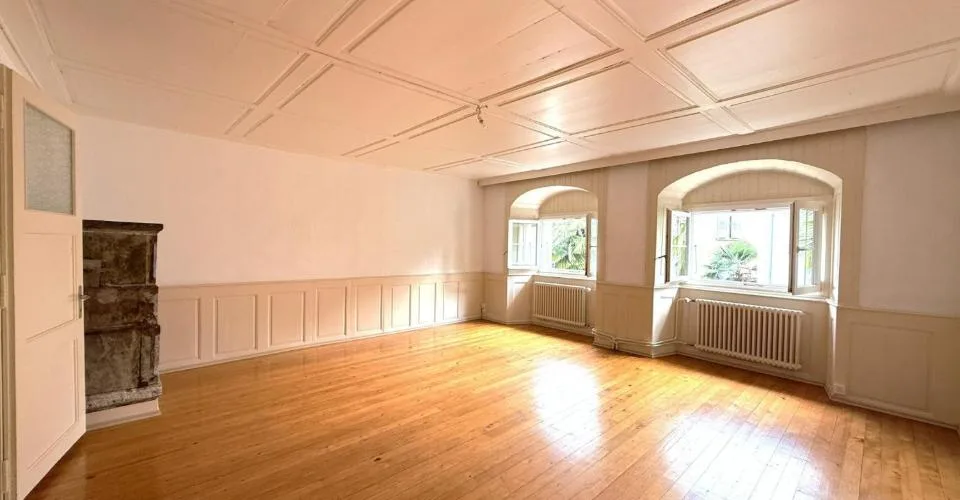 Appartement de charme de 3.5 pièces au rez de chaussée