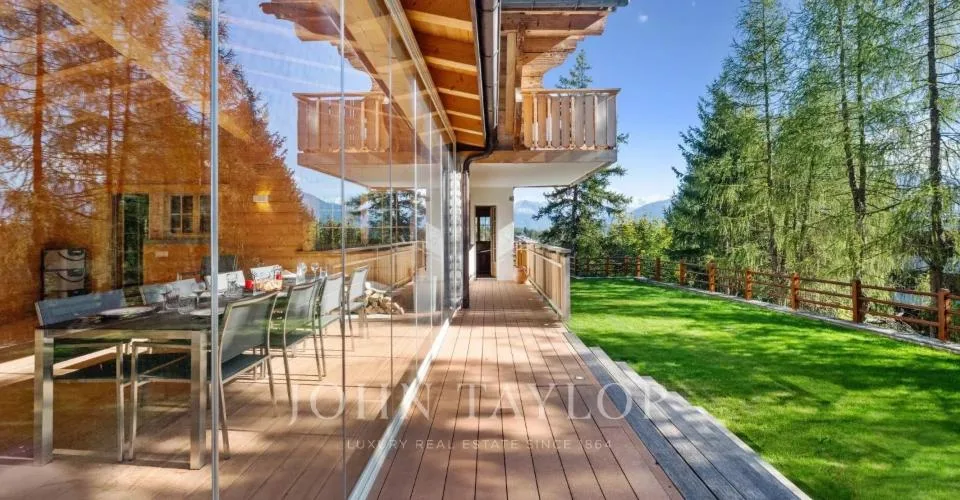 Location : Chalet Cocooning au centre de Crans