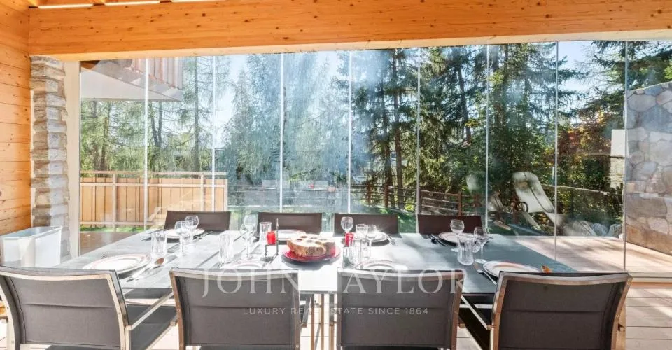 Location : Chalet Cocooning au centre de Crans