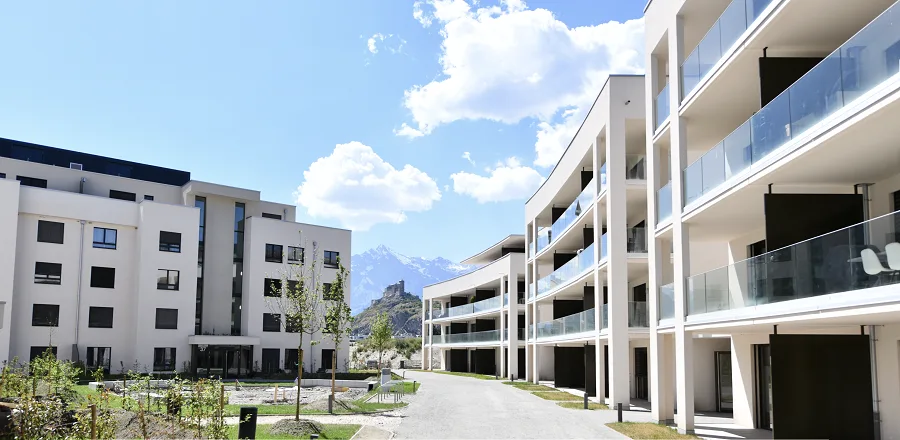 Magnifique appartement de 2.5 pièces au 1er étage d'un immeuble neuf avec balcon - E102