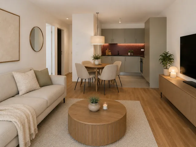 Joli appartement de 2.5 pièces au 1er étage avec balcon - D104