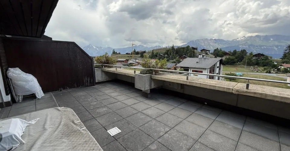 Appartement 3,5 pièces avec grande terrasse panoramique