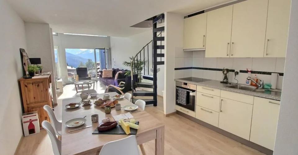 Appartement 4 pièces à Anzère à louer à la semaine