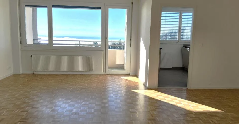 Appartement 3.5 pièces en rénovation - Vue sur le lac et les Alpes