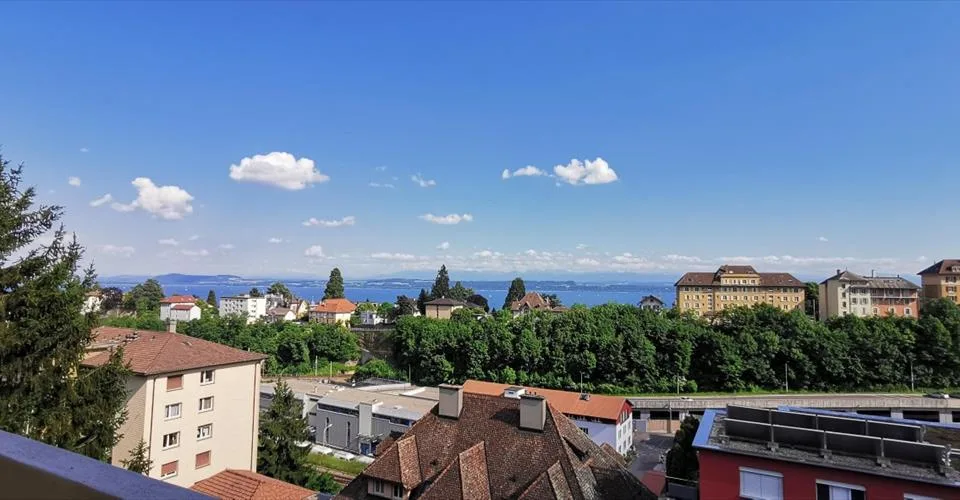 Appartement à Neuchâtel avec vue quartier